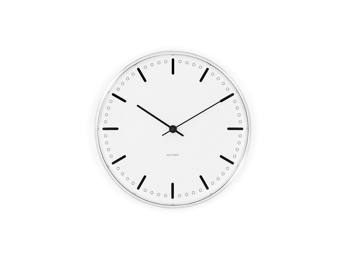 【フライミーアクセソワ/FLYMEe accessoire / GOODS】のARNE JACOBSEN City Hall Wall Clock / アルネ・ヤコブセン シティホール ウォールクロック 直径16cm 人気、トレンドファッション・服の通販 founy(ファニー) 　ガラス　Glass　クール　Cool　テーブル　Table　時計　Clock　モダン　Modern　送料無料　Free Shipping　ホーム・キャンプ・アウトドア・お取り寄せ　Home,Garden,Outdoor,Camping Gear　家具・インテリア　Furniture　その他 インテリア雑貨、家具　Furniture, Interior, Others　 other-1|ID: prp329100001832639 ipo3291000000030181064
