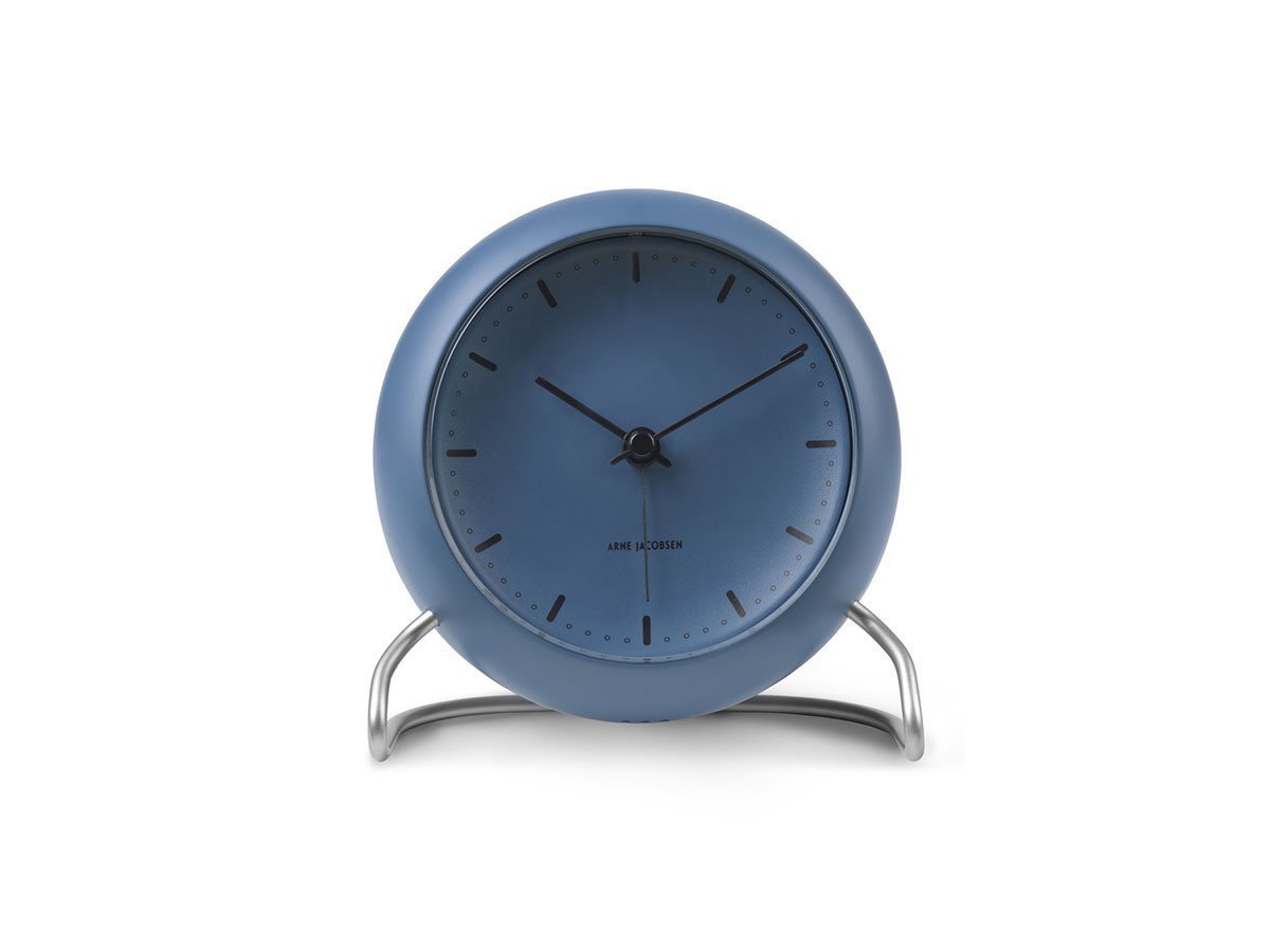 【フライミーアクセソワ/FLYMEe accessoire / GOODS】のARNE JACOBSEN City Hall Table Clock / アルネ・ヤコブセン シティホール テーブルクロック(カラーモデル) インテリア・キッズ・メンズ・レディースファッション・服の通販 founy(ファニー) 　ガラス　Glass　クール　Cool　シンプル　Simple　テーブル　Table　時計　Clock　モダン　Modern　送料無料　Free Shipping　ホーム・キャンプ・アウトドア・お取り寄せ　Home,Garden,Outdoor,Camping Gear　家具・インテリア　Furniture　その他 インテリア雑貨、家具　Furniture, Interior, Others　ストーンブルー|ID: prp329100001832641 ipo3291000000030176910