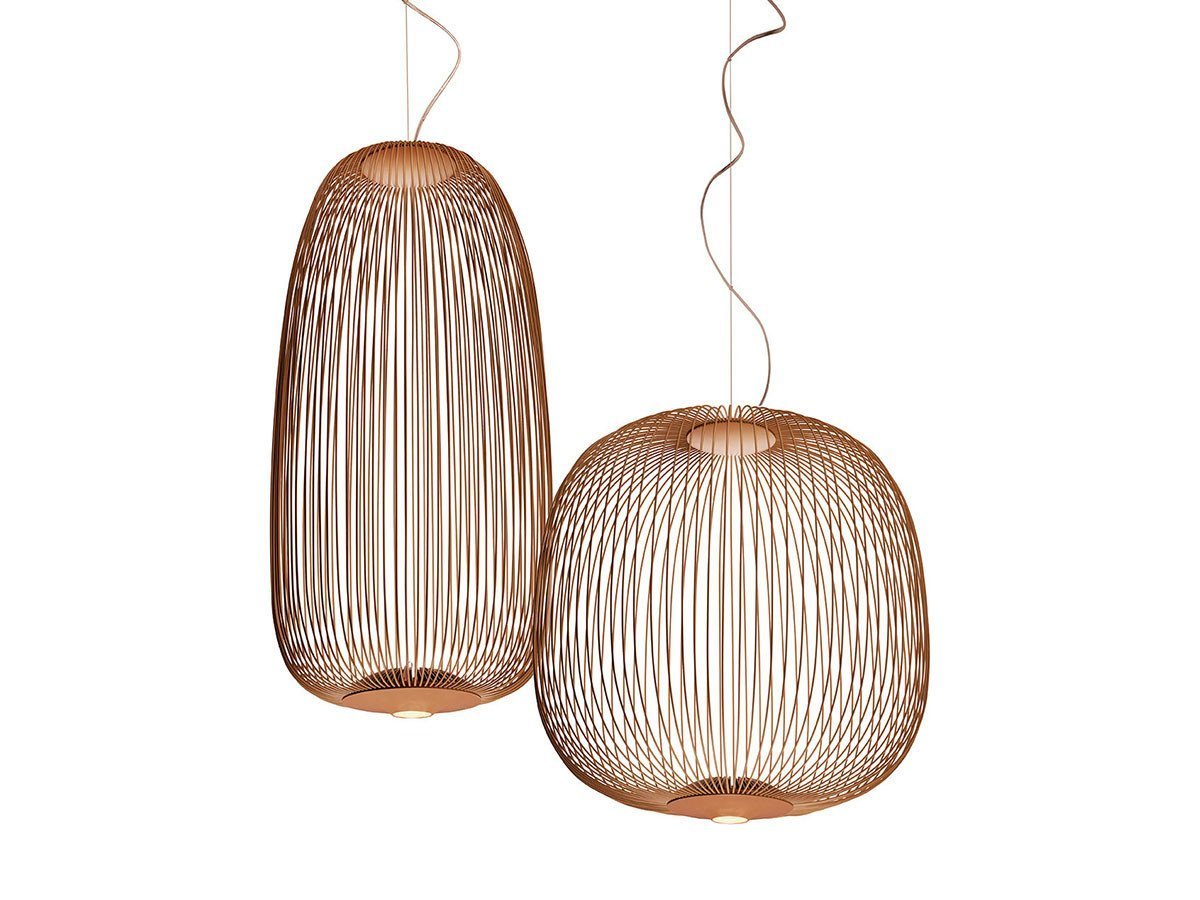 【フォスカリーニ/FOSCARINI / GOODS】のSpokes 2 Pendant / スポークス 2 ペンダント インテリア・キッズ・メンズ・レディースファッション・服の通販 founy(ファニー) 　送料無料　Free Shipping　シンプル　Simple, Minimal　フォルム　Silhouette, Form　メタル　Metal, Metal Parts　ホーム・キャンプ・アウトドア・お取り寄せ　Home Living / Home & Lifestyle / Camping Gear / Outdoor Camping　家具・インテリア　Home Furniture & Interior. Stylish & Functional Living Spaces　ライト・照明　Lamps & Lighting Fixtures　ペンダントライト・吊り下げ照明　Pendant Light / Hanging Light Fixture　コッパー|ID: prp329100001855924 ipo3291000000033140659