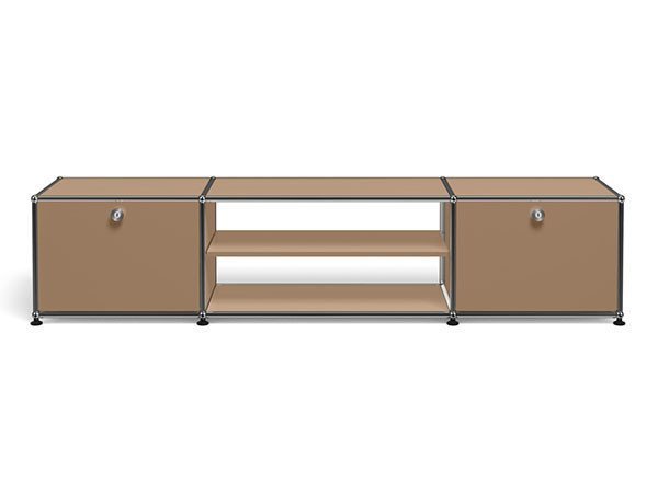 【ユーエスエム/USM / GOODS】のUSM Haller TV Board / USMハラー テレビボード W / D / H:1773 / 373 / 390mm ドロップダウンドア × 2、ディバイダーシェルフ × 1 インテリア・キッズ・メンズ・レディースファッション・服の通販 founy(ファニー) 　コレクション　Collection　シンプル　Simple　ニューヨーク　New York　バランス　Balance　ボックス　Box　ワイド　Wide　ホーム・キャンプ・アウトドア・お取り寄せ　Home,Garden,Outdoor,Camping Gear　家具・インテリア　Furniture　テレビボード・テレビ台　TV Stand　テレビボード　Tv Board　USM ベージュ(基本定番色)|ID: prp329100001864858 ipo3291000000028128908