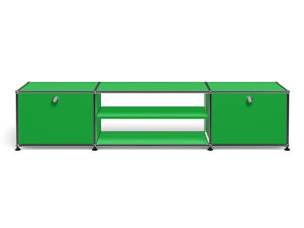 【ユーエスエム/USM / GOODS】のUSM Haller TV Board / USMハラー テレビボード W / D / H:1773 / 373 / 390mm ドロップダウンドア × 2、ディバイダーシェルフ × 1 インテリア・キッズ・メンズ・レディースファッション・服の通販 founy(ファニー) コレクション Collection, Seasonal Line シンプル Simple, Minimal ニューヨーク New York, NYC Style バランス Balance, Style Balance ボックス Boxy, Box Shape ワイド Wide, Wide Fit ホーム・キャンプ・アウトドア・お取り寄せ Home Living / Home & Lifestyle / Camping Gear / Outdoor Camping 家具・インテリア Home Furniture & Interior. Stylish & Functional Living Spaces テレビボード・テレビ台 TV Cabinets & Consoles テレビ台・TVボード Tv Board USM グリーン(海外取り寄せ)|ID: prp329100001864858 ipo3291000000036647119