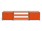 【ユーエスエム/USM / GOODS】のUSM Haller TV Board / USMハラー テレビボード W / D / H:1773 / 373 / 390mm ドロップダウンドア × 2、ディバイダーシェルフ × 1 ピュアオレンジ(海外取り寄せ)|ID: prp329100001864858 ipo3291000000036861883