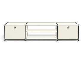 【ユーエスエム/USM / GOODS】のUSM Haller TV Board / USMハラー テレビボード W / D / H:1773 / 373 / 390mm ドロップダウンドア × 2、ディバイダーシェルフ × 1 大人の最旬トレンドファッション＆コーディネート founy(ファウニー) コレクション Collection, Seasonal Line シンプル Simple, Minimal ニューヨーク New York, NYC Style バランス Balance, Style Balance ボックス Boxy, Box Shape ワイド Wide, Wide Fit ホーム・キャンプ・アウトドア・お取り寄せ Home Living / Home & Lifestyle / Camping Gear / Outdoor Camping 家具・インテリア Home Furniture & Interior. Stylish & Functional Living Spaces テレビボード・テレビ台 TV Cabinets & Consoles テレビ台・TVボード Tv Board |ID:prp329100001864858