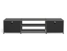【ユーエスエム/USM / GOODS】のUSM Haller TV Board / USMハラー テレビボード W / D / H:1773 / 373 / 390mm ドロップダウンドア × 2、ディバイダーシェルフ × 1 大人の最旬トレンドファッション＆コーディネート founy(ファウニー) コレクション Collection, Seasonal Line シンプル Simple, Minimal ニューヨーク New York, NYC Style バランス Balance, Style Balance ボックス Boxy, Box Shape ワイド Wide, Wide Fit ホーム・キャンプ・アウトドア・お取り寄せ Home Living / Home & Lifestyle / Camping Gear / Outdoor Camping 家具・インテリア Home Furniture & Interior. Stylish & Functional Living Spaces テレビボード・テレビ台 TV Cabinets & Consoles テレビ台・TVボード Tv Board thumbnail グラファイトブラック(基本定番色)|ID: prp329100001864858 ipo3291000000037092060