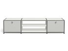 【ユーエスエム/USM / GOODS】のUSM Haller TV Board / USMハラー テレビボード W / D / H:1773 / 373 / 390mm ドロップダウンドア × 2、ディバイダーシェルフ × 1 大人の最旬トレンドファッション＆コーディネート founy(ファウニー) コレクション Collection, Seasonal Line シンプル Simple, Minimal ニューヨーク New York, NYC Style バランス Balance, Style Balance ボックス Boxy, Box Shape ワイド Wide, Wide Fit ホーム・キャンプ・アウトドア・お取り寄せ Home Living / Home & Lifestyle / Camping Gear / Outdoor Camping 家具・インテリア Home Furniture & Interior. Stylish & Functional Living Spaces テレビボード・テレビ台 TV Cabinets & Consoles テレビ台・TVボード Tv Board thumbnail ライトグレー(海外取り寄せ)|ID: prp329100001864858 ipo3291000000037092064
