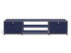 【ユーエスエム/USM / GOODS】のUSM Haller TV Board / USMハラー テレビボード W / D / H:1773 / 373 / 390mm ドロップダウンドア × 2、ディバイダーシェルフ × 1 大人の最旬トレンドファッション＆コーディネート founy(ファウニー) コレクション Collection, Seasonal Line シンプル Simple, Minimal ニューヨーク New York, NYC Style バランス Balance, Style Balance ボックス Boxy, Box Shape ワイド Wide, Wide Fit ホーム・キャンプ・アウトドア・お取り寄せ Home Living / Home & Lifestyle / Camping Gear / Outdoor Camping 家具・インテリア Home Furniture & Interior. Stylish & Functional Living Spaces テレビボード・テレビ台 TV Cabinets & Consoles テレビ台・TVボード Tv Board thumbnail スティールブルー(海外取り寄せ)|ID: prp329100001864858 ipo3291000000037092067