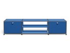 【ユーエスエム/USM / GOODS】のUSM Haller TV Board / USMハラー テレビボード W / D / H:1773 / 373 / 390mm ドロップダウンドア × 2、ディバイダーシェルフ × 1 大人の最旬トレンドファッション＆コーディネート founy(ファウニー) コレクション Collection, Seasonal Line シンプル Simple, Minimal ニューヨーク New York, NYC Style バランス Balance, Style Balance ボックス Boxy, Box Shape ワイド Wide, Wide Fit ホーム・キャンプ・アウトドア・お取り寄せ Home Living / Home & Lifestyle / Camping Gear / Outdoor Camping 家具・インテリア Home Furniture & Interior. Stylish & Functional Living Spaces テレビボード・テレビ台 TV Cabinets & Consoles テレビ台・TVボード Tv Board thumbnail ジェンシャンブルー(海外取り寄せ)|ID: prp329100001864858 ipo3291000000037092068