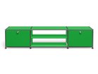 【ユーエスエム/USM / GOODS】のUSM Haller TV Board / USMハラー テレビボード W / D / H:1773 / 373 / 390mm ドロップダウンドア × 2、ディバイダーシェルフ × 1 大人の最旬トレンドファッション＆コーディネート founy(ファウニー) コレクション Collection, Seasonal Line シンプル Simple, Minimal ニューヨーク New York, NYC Style バランス Balance, Style Balance ボックス Boxy, Box Shape ワイド Wide, Wide Fit ホーム・キャンプ・アウトドア・お取り寄せ Home Living / Home & Lifestyle / Camping Gear / Outdoor Camping 家具・インテリア Home Furniture & Interior. Stylish & Functional Living Spaces テレビボード・テレビ台 TV Cabinets & Consoles テレビ台・TVボード Tv Board thumbnail USM グリーン(海外取り寄せ)|ID: prp329100001864858 ipo3291000000037092069