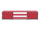 【ユーエスエム/USM / GOODS】のUSM Haller TV Board / USMハラー テレビボード W / D / H:1773 / 373 / 390mm ドロップダウンドア × 2、ディバイダーシェルフ × 1 大人の最旬トレンドファッション＆コーディネート founy(ファウニー) コレクション Collection, Seasonal Line シンプル Simple, Minimal ニューヨーク New York, NYC Style バランス Balance, Style Balance ボックス Boxy, Box Shape ワイド Wide, Wide Fit ホーム・キャンプ・アウトドア・お取り寄せ Home Living / Home & Lifestyle / Camping Gear / Outdoor Camping 家具・インテリア Home Furniture & Interior. Stylish & Functional Living Spaces テレビボード・テレビ台 TV Cabinets & Consoles テレビ台・TVボード Tv Board thumbnail USM ルビーレッド(海外取り寄せ)|ID: prp329100001864858 ipo3291000000037092072