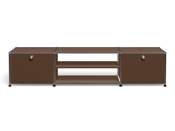 【ユーエスエム/USM / GOODS】のUSM Haller TV Board / USMハラー テレビボード W / D / H:1773 / 373 / 390mm ドロップダウンドア × 2、ディバイダーシェルフ × 1 インテリア・キッズ・メンズ・レディースファッション・服の通販 founy(ファウニー) 　コレクション　Collection, Seasonal Line　シンプル　Simple, Minimal　ニューヨーク　New York, NYC Style　バランス　Balance, Style Balance　ボックス　Boxy, Box Shape　ワイド　Wide, Wide Fit　ホーム・キャンプ・アウトドア・お取り寄せ　Home Living / Home & Lifestyle / Camping Gear / Outdoor Camping　家具・インテリア　Home Furniture & Interior. Stylish & Functional Living Spaces　テレビボード・テレビ台　TV Cabinets & Consoles　テレビ台・TVボード　Tv Board　USM ブラウン(海外取り寄せ)|ID: prp329100001864858 ipo3291000000037092073