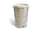 【ツァック/ZACK / GOODS】のSATONE SITTABLE LAUNDRY BASKET / サトーネ ランドリーバスケット シッタブル セット内容:バスケット単品、仕上げ:ヘアライン仕上げ|ID: prp329100001883446 ipo3291000000026787549