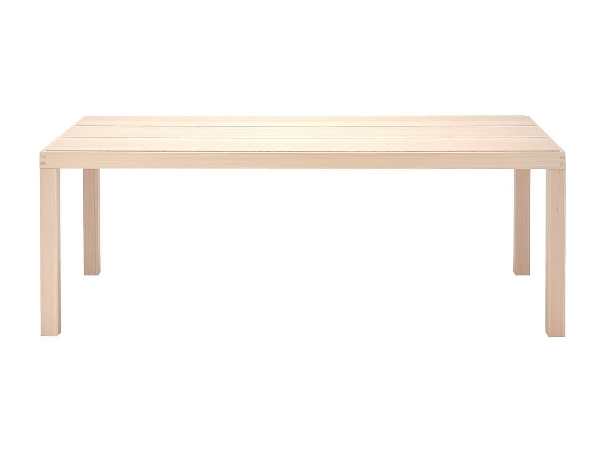 【マス/MAS / GOODS】のWK Dining table 01 / WK ダイニングテーブル 01 インテリア・キッズ・メンズ・レディースファッション・服の通販 founy(ファニー) 　スリット　Slit　テーブル　Table　ホーム・キャンプ・アウトドア・お取り寄せ　Home,Garden,Outdoor,Camping Gear　家具・インテリア　Furniture　テーブル　Table　ダイニングテーブル　Dining Table　ヒノキキナリ、サイズ:幅200 × 奥行100cm|ID: prp329100001937568 ipo3291000000030182934