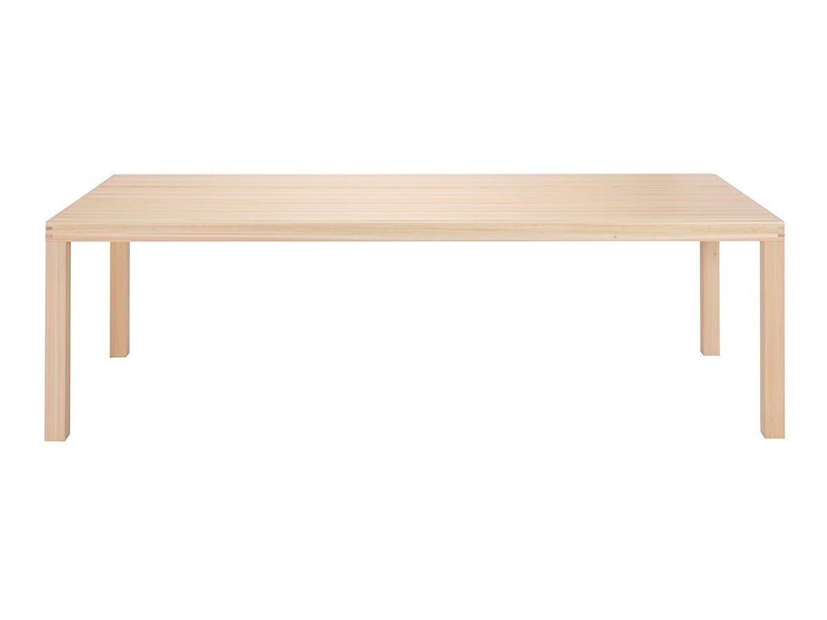 【マス/MAS / GOODS】のWK Dining table 01 / WK ダイニングテーブル 01 インテリア・キッズ・メンズ・レディースファッション・服の通販 founy(ファニー) 　スリット　Slit　テーブル　Table　ホーム・キャンプ・アウトドア・お取り寄せ　Home,Garden,Outdoor,Camping Gear　家具・インテリア　Furniture　テーブル　Table　ダイニングテーブル　Dining Table　ヒノキキナリ、サイズ:幅240 × 奥行100cm|ID: prp329100001937568 ipo3291000000030182942