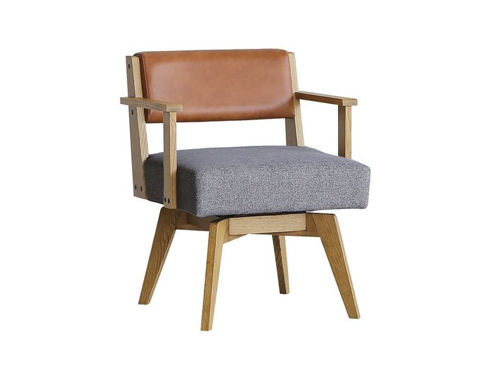 【イージーライフ/Easy Life / GOODS】のCAIN CHAIR / カイン 回転チェア 肘付(オーク材) インテリア・キッズ・メンズ・レディースファッション・服の通販 founy(ファニー) https://founy.com/ ファブリック Fabric, Textile ホーム・キャンプ・アウトドア・お取り寄せ Home Living / Home & Lifestyle / Camping Gear / Outdoor Camping 家具・インテリア Home Furniture & Interior. Stylish & Functional Living Spaces チェア・椅子 Seating & Chairs ダイニングチェア・木製チェア Dining Chairs |ID: prp329100001959645 ipo3291000000031458108