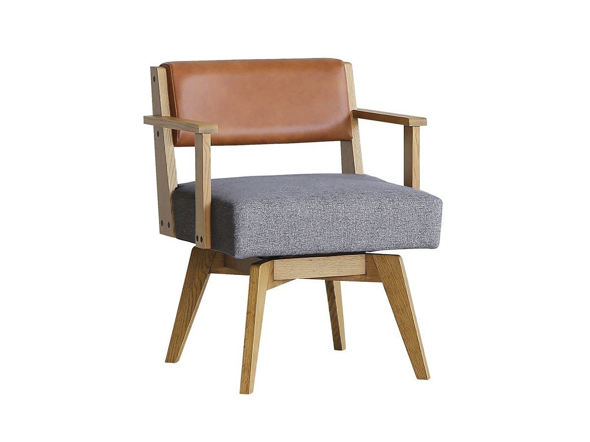 【イージーライフ/Easy Life / GOODS】のCAIN CHAIR / カイン 回転チェア 肘付(オーク材) 人気、トレンドファッション・服の通販 founy(ファニー) 　ファブリック　Fabric, Textile　ホーム・キャンプ・アウトドア・お取り寄せ　Home Living / Home & Lifestyle / Camping Gear / Outdoor Camping　家具・インテリア　Home Furniture & Interior. Stylish & Functional Living Spaces　チェア・椅子　Seating & Chairs　ダイニングチェア　Dining Chairs　other-2|ID: prp329100001959645 ipo3291000000031458108