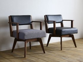 【イージーライフ/Easy Life / GOODS】のCAIN CHAIR / カイン 回転チェア 肘付(ウォールナット材) 人気、トレンドファッション・服の通販 founy(ファニー) ファブリック Fabric, Textile ホーム・キャンプ・アウトドア・お取り寄せ Home Living / Home & Lifestyle / Camping Gear / Outdoor Camping 家具・インテリア Home Furniture & Interior. Stylish & Functional Living Spaces チェア・椅子 Seating & Chairs ダイニングチェア・木製チェア Dining Chairs |ID:prp329100001959647