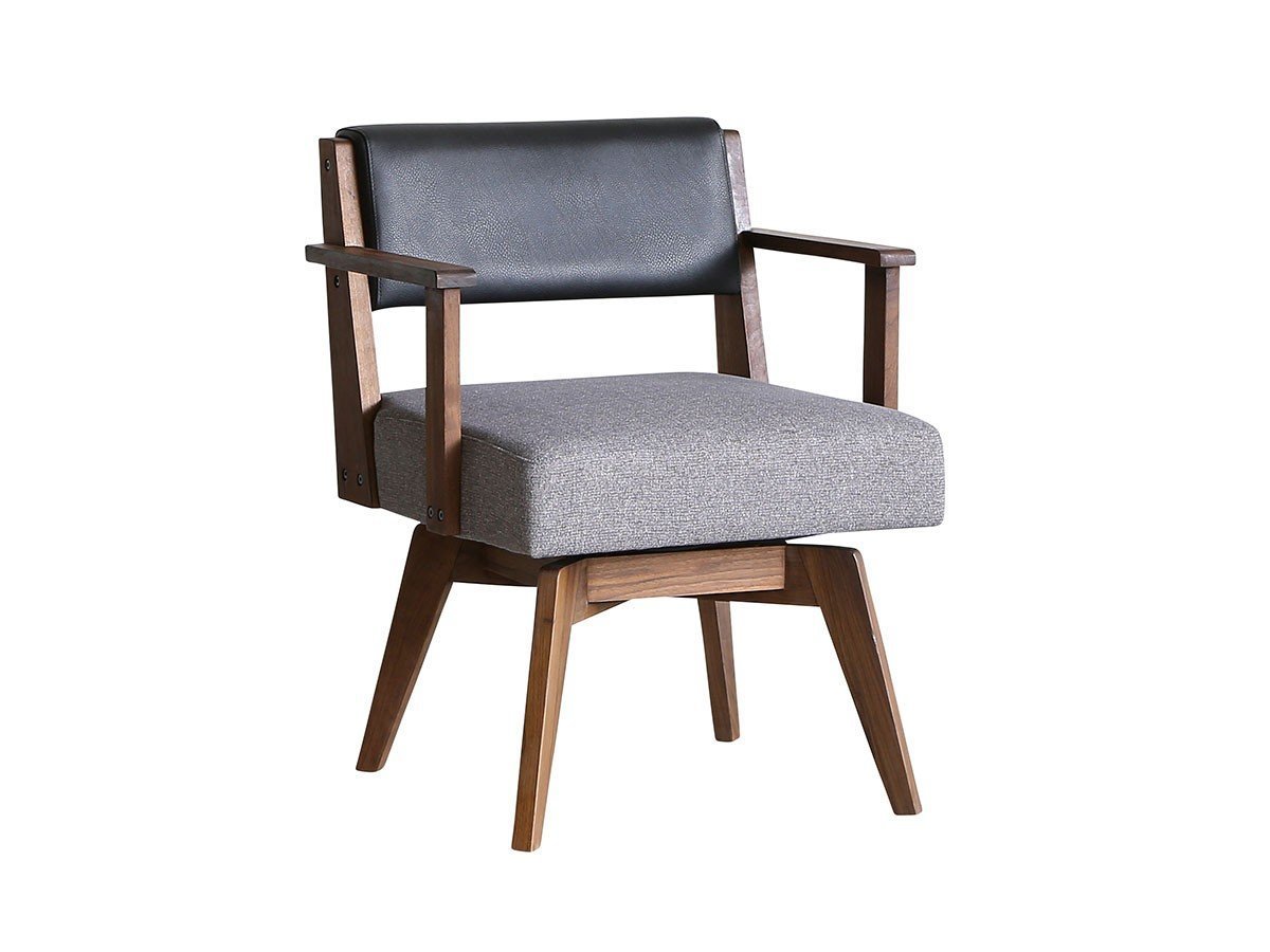 【イージーライフ/Easy Life / GOODS】のCAIN CHAIR / カイン 回転チェア 肘付(ウォールナット材) 人気、トレンドファッション・服の通販 founy(ファニー) 　ファブリック　Fabric, Textile　ホーム・キャンプ・アウトドア・お取り寄せ　Home Living / Home & Lifestyle / Camping Gear / Outdoor Camping　家具・インテリア　Home Furniture & Interior. Stylish & Functional Living Spaces　チェア・椅子　Seating & Chairs　ダイニングチェア　Dining Chairs　other-3|ID: prp329100001959647 ipo3291000000031458055