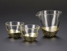 【箔一/HAKUICHI / GOODS】の貫入 酒器セット / 貫入 酒器セット 人気、トレンドファッション・服の通販 founy(ファニー) 送料無料 Free Shipping ガラス Glass, Glassware テーブル Table, Dining Table thumbnail シャンパンゴールド|ID: prp329100001962038 ipo3291000000035329386