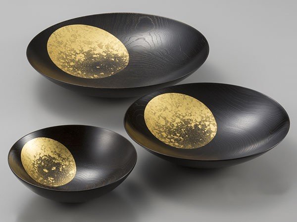 【箔一/HAKUICHI / GOODS】のおぼろ月 ボウル / おぼろ月 ボウル 10寸(漆) インテリア・キッズ・メンズ・レディースファッション・服の通販 founy(ファニー) 送料無料 Free Shipping テーブル Table, Dining Table 上:本商品、中:ボウル8寸、下:ボウル6寸|ID: prp329100001962058 ipo3291000000030256007