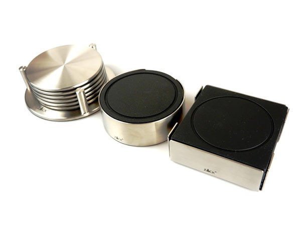 【ツァック/ZACK / GOODS】のREGIO COASTER & STAND SET / レジオ コースター スタンドセット インテリア・キッズ・メンズ・レディースファッション・服の通販 founy(ファニー) 　送料無料　Free Shipping　シンプル　Simple, Minimal　スタンド　Stand Collar, Upright Stand　テーブル　Table, Dining Table　左:本商品、中央:別シリーズの「ヴェトロ」、右:掲載外商品|ID: prp329100001970696 ipo3291000000030249905