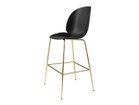 【グビ/GUBI / GOODS】のBeetle Bar Chair Un-upholstered / ビートル バーチェア シェルブラック、脚部ブラスセミマット|ID:prp329100001980057