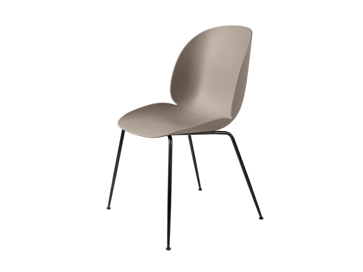 【グビ/GUBI / GOODS】のBeetle Dining Chair Un-upholstered - Conic base / ビートル ダイニングチェア コニックベース 座面高45cm(ブラックマットベース) 人気、トレンドファッション・服の通販 founy(ファニー) 　テクスチャー　Texture, Textured Fabric　フォーマル　Formal, Dressy　ホーム・キャンプ・アウトドア・お取り寄せ　Home Living / Home & Lifestyle / Camping Gear / Outdoor Camping　家具・インテリア　Home Furniture & Interior. Stylish & Functional Living Spaces　チェア・椅子　Seating & Chairs　ダイニングチェア・木製チェア　Dining Chairs　other-3|ID: prp329100001980058 ipo3291000000031511023