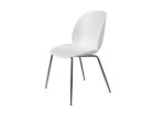 【グビ/GUBI / GOODS】のBeetle Dining Chair Un-upholstered - Conic base / ビートル ダイニングチェア コニックベース ショートレッグ 座面高42cm シェルホワイト、脚部ブラックマット|ID:prp329100001980059