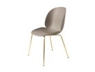 【グビ/GUBI / GOODS】のBeetle Dining Chair Un-upholstered - Conic base / ビートル ダイニングチェア コニックベース ショートレッグ 座面高42cm シェルニューベージュ、脚部ブラスセミマット|ID: prp329100001980059 ipo3291000000037259428