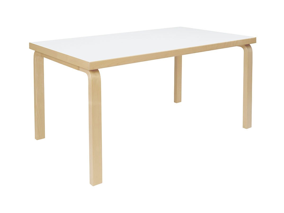 【アルテック/artek / GOODS】のTABLE 82A / 82A テーブル インテリア・キッズ・メンズ・レディースファッション・服の通販 founy(ファニー) 　送料無料　Free Shipping　テーブル　Table, Dining Table　デスク　Desk, Work Desk　ワーク　Workwear, Utility Style　ホーム・キャンプ・アウトドア・お取り寄せ　Home Living / Home & Lifestyle / Camping Gear / Outdoor Camping　家具・インテリア　Home Furniture & Interior. Stylish & Functional Living Spaces　テーブル　Dining, Coffee & Side Tables　ダイニングテーブル・食卓テーブル　Dining Tables　脚部:ナチュラルラッカー / 天板:ホワイトラミネート|ID: prp329100002018400 ipo3291000000030172917