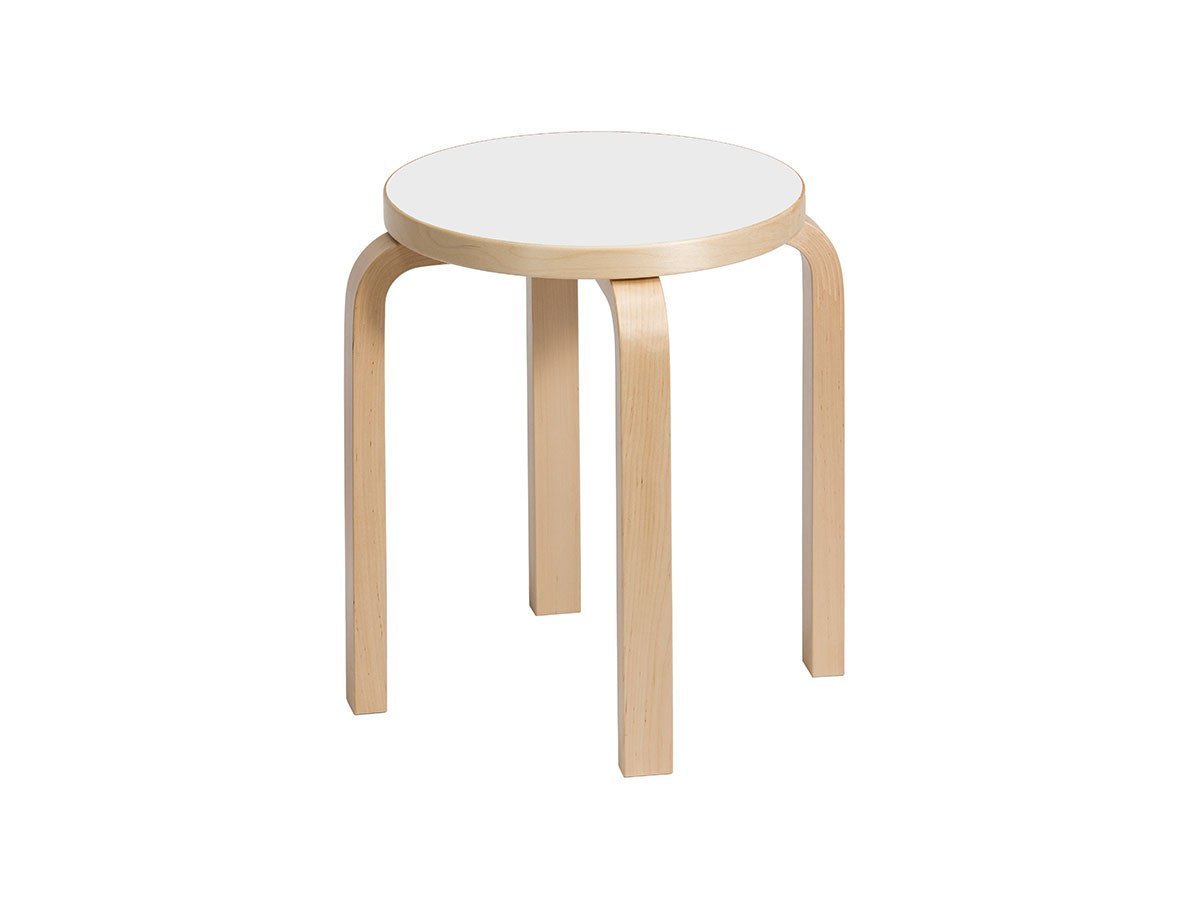 【アルテック/artek / GOODS】のSTOOL E60 / スツール E60 インテリア・キッズ・メンズ・レディースファッション・服の通販 founy(ファニー) 　送料無料　Free Shipping　アクセサリー　Accessories　シンプル　Simple　フラット　Flat　ホーム・キャンプ・アウトドア・お取り寄せ　Home,Garden,Outdoor,Camping Gear　家具・インテリア　Furniture　チェア・椅子　Chair　スツール　Stool　脚部:ナチュラルラッカー / 座面:ホワイトラミネート|ID: prp329100002051126 ipo3291000000030252790