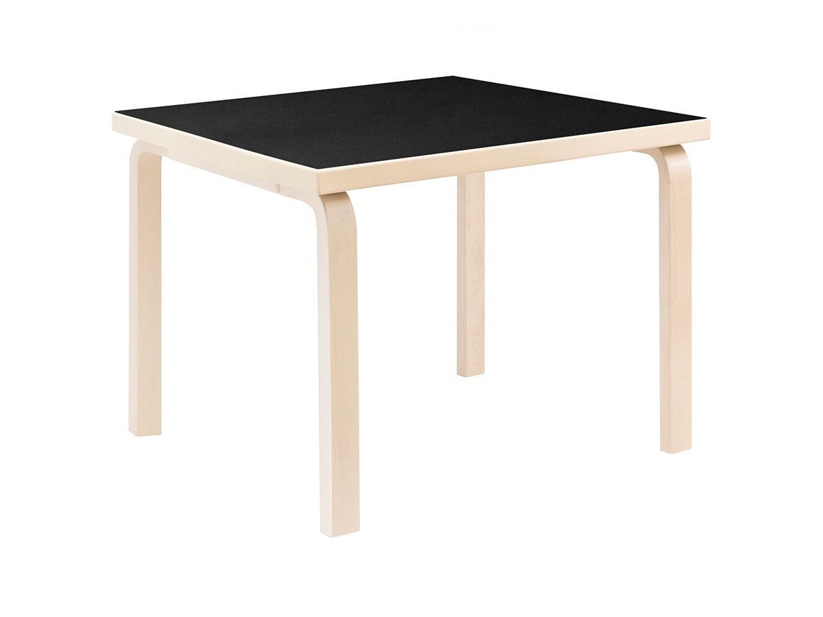 【アルテック/artek / GOODS】のTABLE 81C / 81C テーブル インテリア・キッズ・メンズ・レディースファッション・服の通販 founy(ファニー) 　送料無料　Free Shipping　コンパクト　Compact　テーブル　Table　デスク　Desk　ワーク　Work　ホーム・キャンプ・アウトドア・お取り寄せ　Home,Garden,Outdoor,Camping Gear　家具・インテリア　Furniture　テーブル　Table　ダイニングテーブル　Dining Table　ホーム・キャンプ・アウトドア・お取り寄せ　Home,Garden,Outdoor,Camping Gear　家具・インテリア　Furniture　テーブル　Table　カフェテーブル　Cafe Table　脚部:ナチュラルラッカー / 天板:ブラックリノリウム|ID: prp329100002052107 ipo3291000000026853297