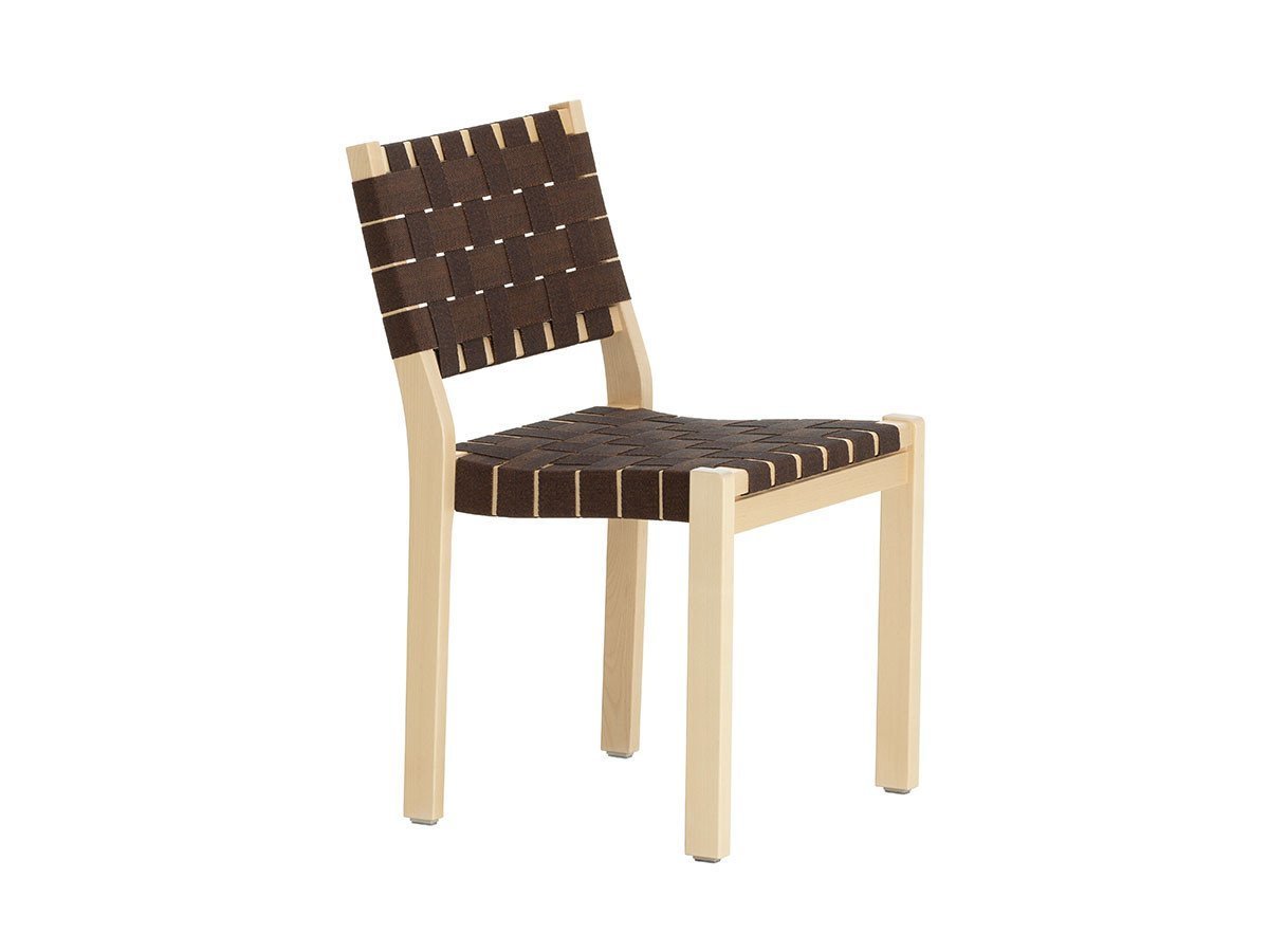 【アルテック/artek / GOODS】のCHAIR 611 / 611 チェア インテリア・キッズ・メンズ・レディースファッション・服の通販 founy(ファニー) 　送料無料　Free Shipping　フレーム　Flame　リネン　Linen　ホーム・キャンプ・アウトドア・お取り寄せ　Home,Garden,Outdoor,Camping Gear　家具・インテリア　Furniture　チェア・椅子　Chair　ダイニングチェア　Dining Chair　本体:ナチュラルラッカー|背座:ブラック / ブラウン|ID: prp329100002052119 ipo3291000000012629938