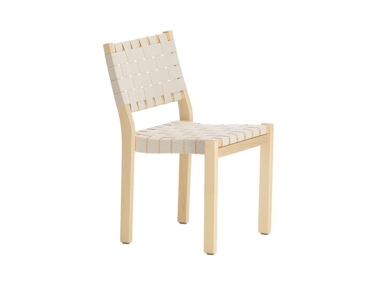 【アルテック/artek / GOODS】のCHAIR 611 / 611 チェア インテリア・キッズ・メンズ・レディースファッション・服の通販 founy(ファニー) 　送料無料　Free Shipping　フレーム　Flame　リネン　Linen　ホーム・キャンプ・アウトドア・お取り寄せ　Home,Garden,Outdoor,Camping Gear　家具・インテリア　Furniture　チェア・椅子　Chair　ダイニングチェア　Dining Chair　本体:ナチュラルラッカー|背座:ナチュラル / ホワイト|ID: prp329100002052119 ipo3291000000012629939