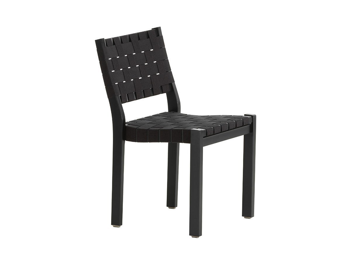 【アルテック/artek / GOODS】のCHAIR 611 / 611 チェア インテリア・キッズ・メンズ・レディースファッション・服の通販 founy(ファニー) 　送料無料　Free Shipping　フレーム　Flame　リネン　Linen　ホーム・キャンプ・アウトドア・お取り寄せ　Home,Garden,Outdoor,Camping Gear　家具・インテリア　Furniture　チェア・椅子　Chair　ダイニングチェア　Dining Chair　本体:ブラックラッカー|背座:ブラック|ID: prp329100002052119 ipo3291000000012629942