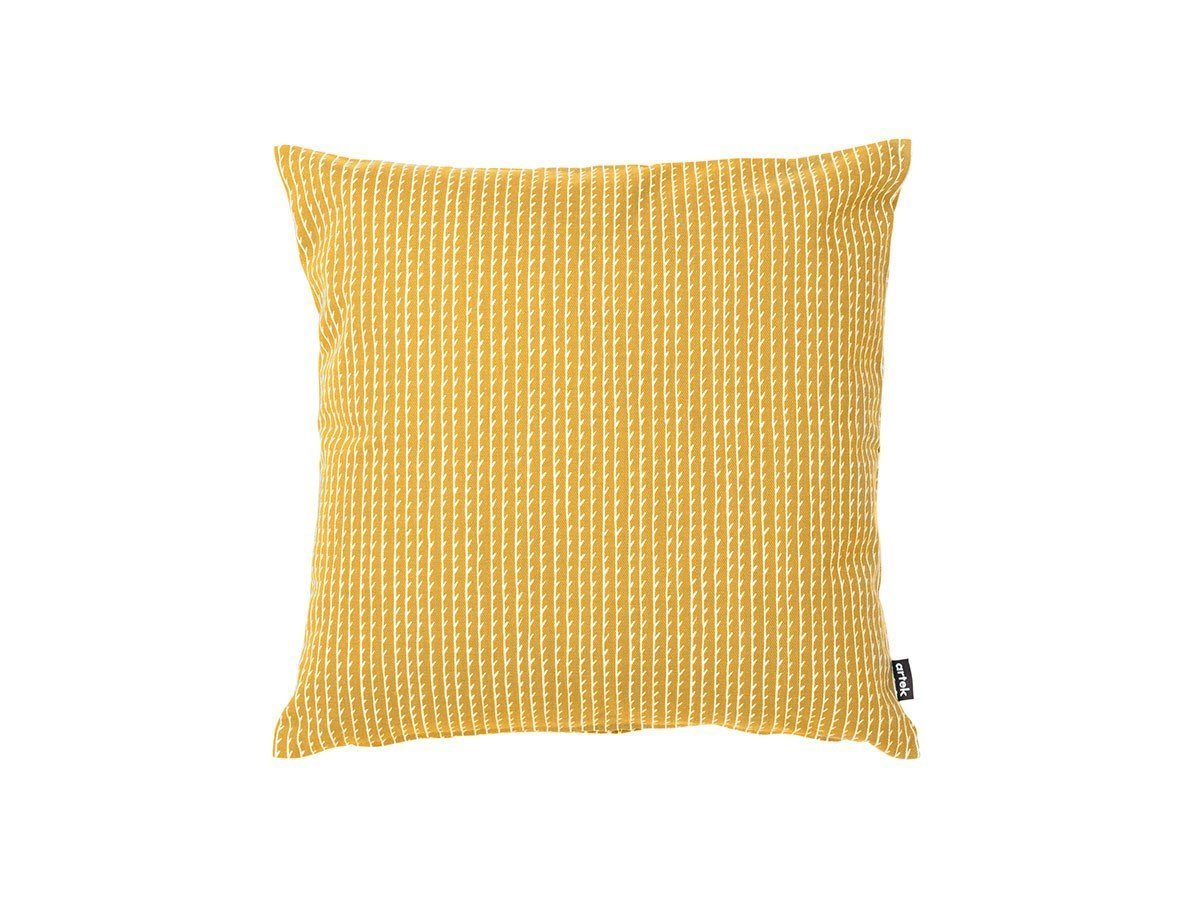 【アルテック/artek / GOODS】のRivi Cushion Cover / リヴィ クッションカバー 40 × 40 インテリア・キッズ・メンズ・レディースファッション・服の通販 founy(ファニー) 　クッション　Cushion, Throw Pillow　コレクション　Collection, Seasonal Line　ハンド　Hand, Handmade　手描き　Hand-Drawn, Illustrated　ホーム・キャンプ・アウトドア・お取り寄せ　Home Living / Home & Lifestyle / Camping Gear / Outdoor Camping　家具・インテリア　Home Furniture & Interior. Stylish & Functional Living Spaces　その他 インテリア雑貨、家具　Home Decor & Furniture Extras　マスタード / ホワイト|ID: prp329100002084965 ipo3291000000030251406
