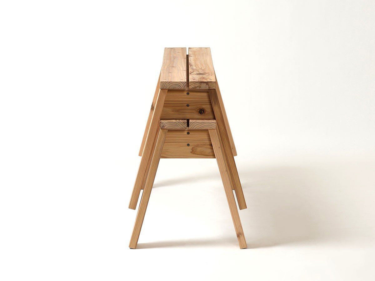 【石巻工房/Ishinomaki Laboratory / GOODS】のISHINOMAKI STACKING BENCH / 石巻 スタッキングベンチ 人気、トレンドファッション・服の通販 founy(ファニー) 　送料無料　Free Shipping　コンパクト　Compact, Small Size　ホーム・キャンプ・アウトドア・お取り寄せ　Home Living / Home & Lifestyle / Camping Gear / Outdoor Camping　家具・インテリア　Home Furniture & Interior. Stylish & Functional Living Spaces　チェア・椅子　Seating & Chairs　ダイニングベンチ・玄関ベンチ　Bench & Dining Benches　other-6|ID: prp329100002115457 ipo3291000000031457337