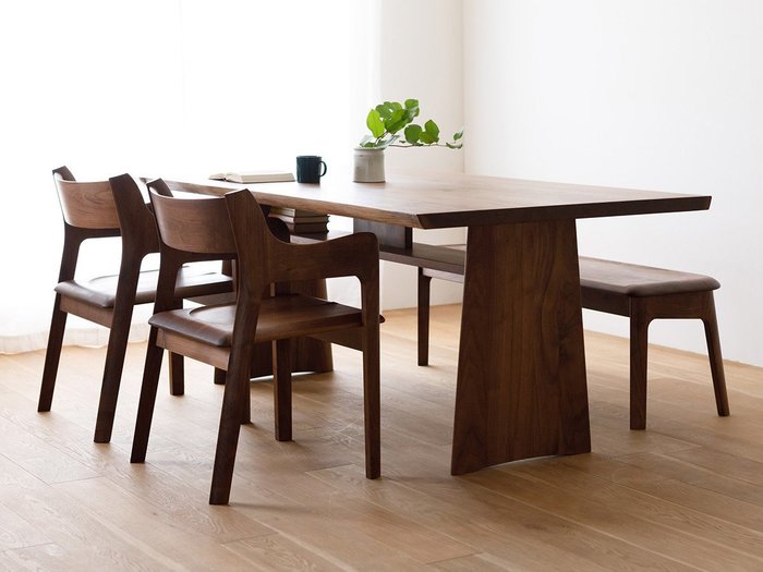 【丸庄/MARUSHO / GOODS】のNATURA Dining Table / ナトゥーラ ダイニングテーブル インテリア・キッズ・メンズ・レディースファッション・服の通販 founy(ファニー) https://founy.com/ スリット Slit テーブル Table フォルム Form ホーム・キャンプ・アウトドア・お取り寄せ Home,Garden,Outdoor,Camping Gear 家具・インテリア Furniture テーブル Table ダイニングテーブル Dining Table |ID: prp329100002115907 ipo3291000000030249361