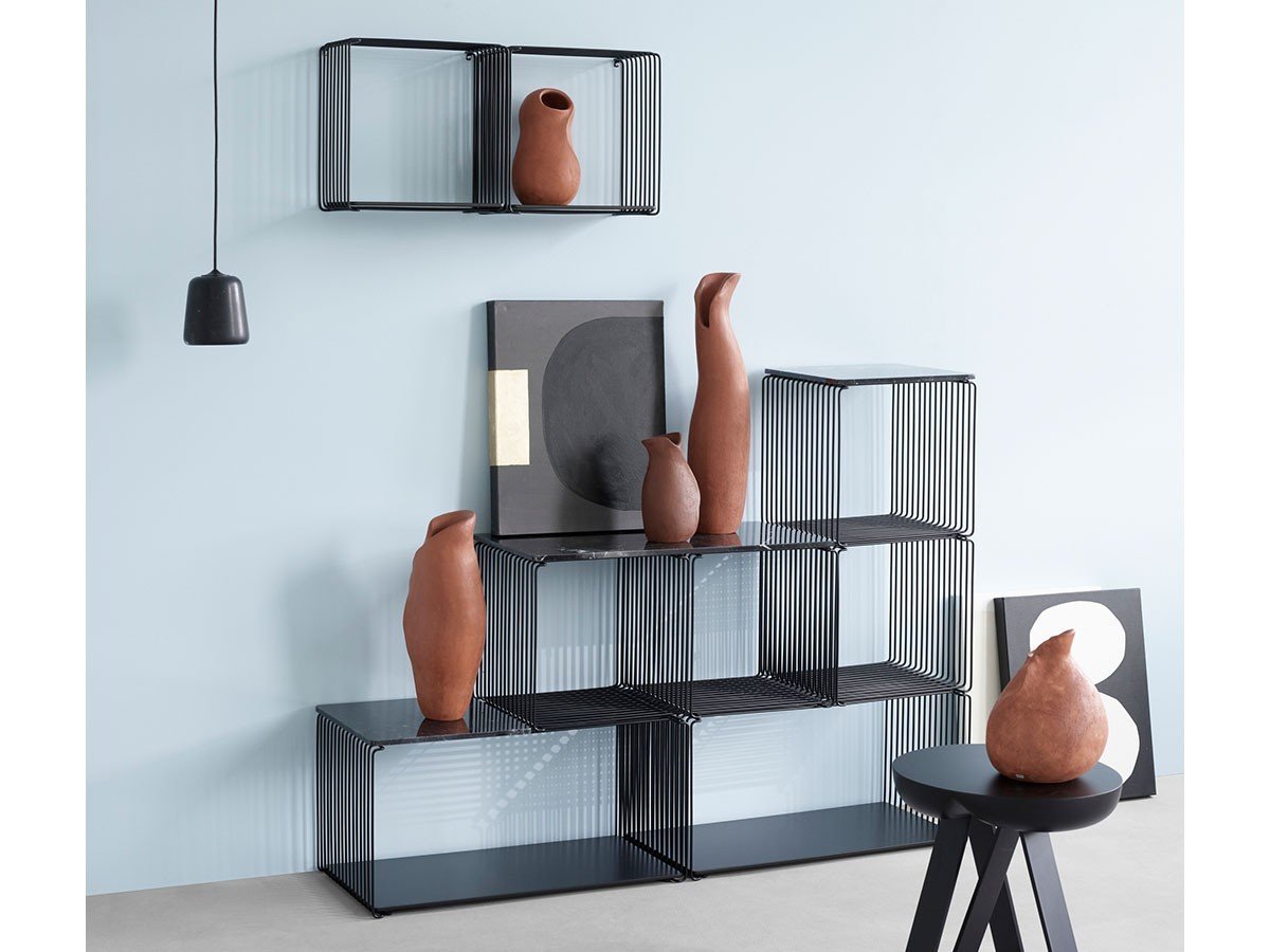 【モンタナ/Montana / GOODS】のPanton Wire Inlay Shelf / パントン ワイヤー シェルフボード シングル(棚板) インテリア・キッズ・メンズ・レディースファッション・服の通販 founy(ファニー) 　エレガント 上品　Elegant　ガラス　Glass　シンプル　Simple　ワイヤー　Wire　ホーム・キャンプ・アウトドア・お取り寄せ　Home,Garden,Outdoor,Camping Gear　家具・インテリア　Furniture　収納家具・キャビネット　Storage Furniture　ラック・シェルフ　Rack Shelf　「パントン ワイヤー シェルフ」と組み合わせることで本や小物、オブジェを飾ることができます。|ID: prp329100002122586 ipo3291000000030247820