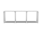 【モンタナ/Montana / GOODS】のPanton Wire Top Panel / パントン ワイヤー トップパネル ダブル(天板) 組合せ例:本商品(ホワイトマーブル) + トップパネル シングル(ホワイトマーブル) + シェルフ|ID: prp329100002122588 ipo3291000000013049603