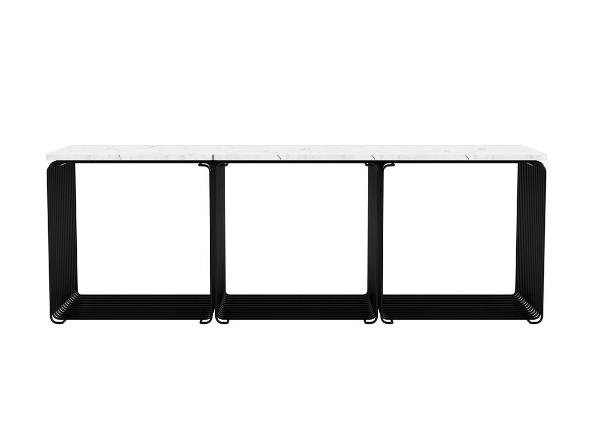 【モンタナ/Montana / GOODS】のPanton Wire Top Panel / パントン ワイヤー トップパネル ダブル(天板) インテリア・キッズ・メンズ・レディースファッション・服の通販 founy(ファニー) 　送料無料　Free Shipping　エレガント 上品　Elegant　ガラス　Glass, Glassware　シンプル　Simple, Minimal　ダブル　Double, Double-Breasted　テーブル　Table, Dining Table　ワイヤー　Wire, Wired Bra　ホーム・キャンプ・アウトドア・お取り寄せ　Home Living / Home & Lifestyle / Camping Gear / Outdoor Camping　家具・インテリア　Home Furniture & Interior. Stylish & Functional Living Spaces　収納家具・キャビネット　Storage Furniture　シェルフ・オープンラック・収納棚　Open Shelf Rack　組合せ例:本商品(ホワイトマーブル) + トップパネル シングル(ホワイトマーブル) + シェルフ|ID: prp329100002122588 ipo3291000000035341903