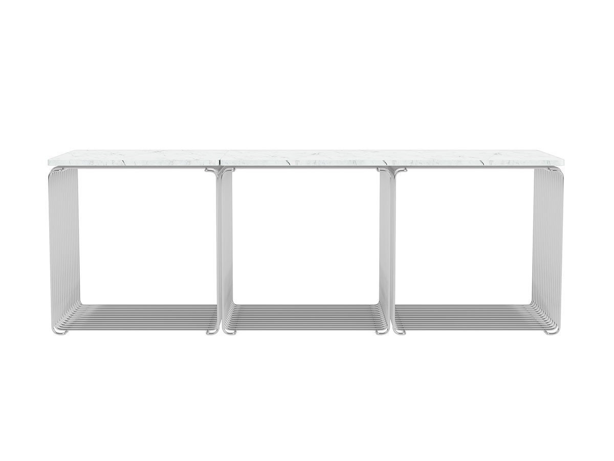 【モンタナ/Montana / GOODS】のPanton Wire Top Panel / パントン ワイヤー トップパネル ダブル(天板) インテリア・キッズ・メンズ・レディースファッション・服の通販 founy(ファニー) 　送料無料　Free Shipping　エレガント 上品　Elegant　ガラス　Glass, Glassware　シンプル　Simple, Minimal　ダブル　Double, Double-Breasted　テーブル　Table, Dining Table　ワイヤー　Wire, Wired Bra　ホーム・キャンプ・アウトドア・お取り寄せ　Home Living / Home & Lifestyle / Camping Gear / Outdoor Camping　家具・インテリア　Home Furniture & Interior. Stylish & Functional Living Spaces　収納家具・キャビネット　Storage Furniture　シェルフ・オープンラック・収納棚　Open Shelf Rack　組合せ例:本商品(ホワイトマーブル) + トップパネル シングル(ホワイトマーブル) + シェルフ|ID: prp329100002122588 ipo3291000000035341904