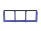 【モンタナ/Montana / GOODS】のPanton Wire Single / パントン ワイヤー シェルフ シングルサイズ 組合せ例:本商品 3点(モナーク) + トップパネル シングル(ブラック) + トップパネル ダブル|ID:prp329100002122600
