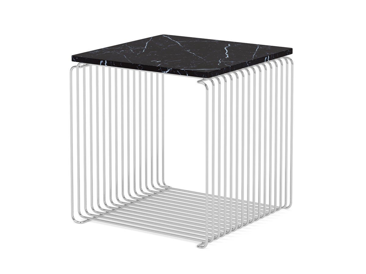 【モンタナ/Montana / GOODS】のPanton Wire Single / パントン ワイヤー シェルフ シングルサイズ インテリア・キッズ・メンズ・レディースファッション・服の通販 founy(ファニー) 　送料無料　Free Shipping　エレガント 上品　Elegant　シンプル　Simple, Minimal　スタンド　Stand Collar, Upright Stand　テーブル　Table, Dining Table　ワイヤー　Wire, Wired Bra　ホーム・キャンプ・アウトドア・お取り寄せ　Home Living / Home & Lifestyle / Camping Gear / Outdoor Camping　家具・インテリア　Home Furniture & Interior. Stylish & Functional Living Spaces　テーブル　Dining, Coffee & Side Tables　サイドテーブル・ナイトテーブル　Side & End Tables　ホーム・キャンプ・アウトドア・お取り寄せ　Home Living / Home & Lifestyle / Camping Gear / Outdoor Camping　家具・インテリア　Home Furniture & Interior. Stylish & Functional Living Spaces　収納家具・キャビネット　Storage Furniture　シェルフ・オープンラック・収納棚　Open Shelf Rack　組合せ例:本商品(クローム) + トップパネル シングル(ブラックマーブル)|ID: prp329100002122600 ipo3291000000035341660