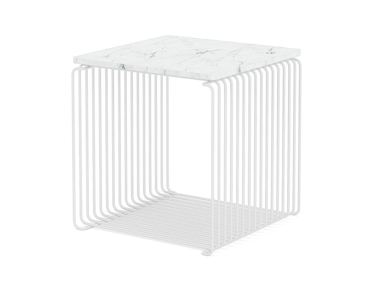 【モンタナ/Montana / GOODS】のPanton Wire Single / パントン ワイヤー シェルフ シングルサイズ インテリア・キッズ・メンズ・レディースファッション・服の通販 founy(ファニー) 　送料無料　Free Shipping　エレガント 上品　Elegant　シンプル　Simple, Minimal　スタンド　Stand Collar, Upright Stand　テーブル　Table, Dining Table　ワイヤー　Wire, Wired Bra　ホーム・キャンプ・アウトドア・お取り寄せ　Home Living / Home & Lifestyle / Camping Gear / Outdoor Camping　家具・インテリア　Home Furniture & Interior. Stylish & Functional Living Spaces　テーブル　Dining, Coffee & Side Tables　サイドテーブル・ナイトテーブル　Side & End Tables　ホーム・キャンプ・アウトドア・お取り寄せ　Home Living / Home & Lifestyle / Camping Gear / Outdoor Camping　家具・インテリア　Home Furniture & Interior. Stylish & Functional Living Spaces　収納家具・キャビネット　Storage Furniture　シェルフ・オープンラック・収納棚　Open Shelf Rack　組合せ例:本商品(スノー) + トップパネル シングル(ホワイトマーブル)|ID: prp329100002122600 ipo3291000000035341664