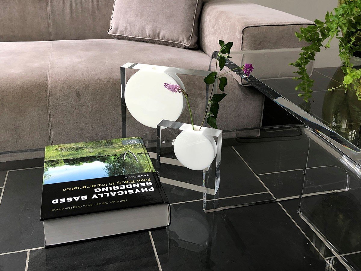 【ワーズウィズ/WAAZWIZ / GOODS】のSPHER flower vase L / スフィア フラワーベース ラージ 人気、トレンドファッション・服の通販 founy(ファニー) 　送料無料　Free Shipping　おすすめ　Recommended / Our Picks　アクリル　Acrylic Material　ガラス　Glass, Glassware　スタンド　Stand Collar, Upright Stand　フラワー　Flower, Floral　ホーム・キャンプ・アウトドア・お取り寄せ　Home Living / Home & Lifestyle / Camping Gear / Outdoor Camping　家具・インテリア　Home Furniture & Interior. Stylish & Functional Living Spaces　その他 インテリア雑貨、家具　Home Decor & Furniture Extras　other-4|ID: prp329100002139308 ipo3291000000031508882