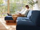 【シーヴ/SIEVE / GOODS】のcrossing sofa ottoman / クロッシングソファ オットマン 張地:ブルー|ID: prp329100002179517 ipo3291000000013499507