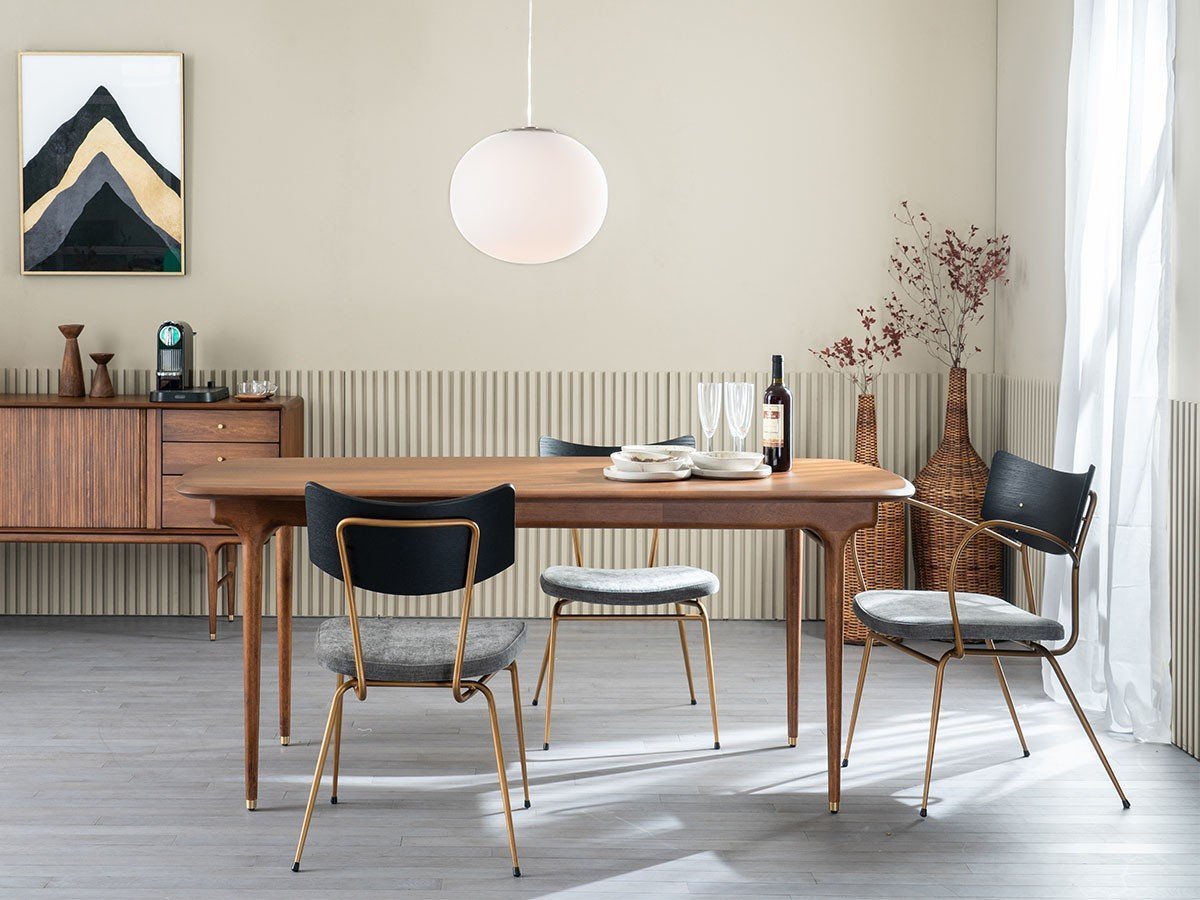 【サンダーデザイン/XANDER DESIGNS / GOODS】のJULIE DINING TABLE 1600 / ジュリー ダイニングテーブル 1600 人気、トレンドファッション・服の通販 founy(ファニー) 　ウッド　Wood　コレクション　Collection　テーブル　Table　フォルム　Form　ラバー　Rubber　ヴィンテージ　Vintage　ホーム・キャンプ・アウトドア・お取り寄せ　Home,Garden,Outdoor,Camping Gear　家具・インテリア　Home Furniture & Interior. Stylish & Functional Living Spaces　テーブル　Table　ダイニングテーブル　Dining Table　other-2|ID: prp329100002183503 ipo3291000000031508185