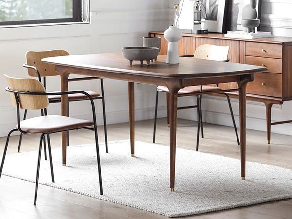 【サンダーデザイン/XANDER DESIGNS / GOODS】のJULIE DINING TABLE 1600 / ジュリー ダイニングテーブル 1600 人気、トレンドファッション・服の通販 founy(ファニー) 　ウッド　Wood　コレクション　Collection　テーブル　Table　フォルム　Form　ラバー　Rubber　ヴィンテージ　Vintage　ホーム・キャンプ・アウトドア・お取り寄せ　Home,Garden,Outdoor,Camping Gear　家具・インテリア　Home Furniture & Interior. Stylish & Functional Living Spaces　テーブル　Table　ダイニングテーブル　Dining Table　other-5|ID: prp329100002183503 ipo3291000000031508189