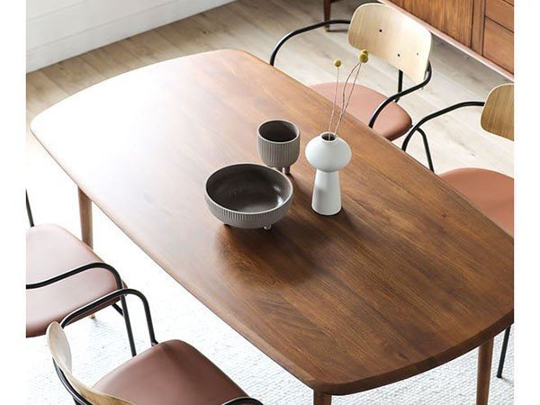 【サンダーデザイン/XANDER DESIGNS / GOODS】のJULIE DINING TABLE 1600 / ジュリー ダイニングテーブル 1600 人気、トレンドファッション・服の通販 founy(ファニー) 　ウッド　Wood　コレクション　Collection　テーブル　Table　フォルム　Form　ラバー　Rubber　ヴィンテージ　Vintage　ホーム・キャンプ・アウトドア・お取り寄せ　Home,Garden,Outdoor,Camping Gear　家具・インテリア　Home Furniture & Interior. Stylish & Functional Living Spaces　テーブル　Table　ダイニングテーブル　Dining Table　other-6|ID: prp329100002183503 ipo3291000000031508191