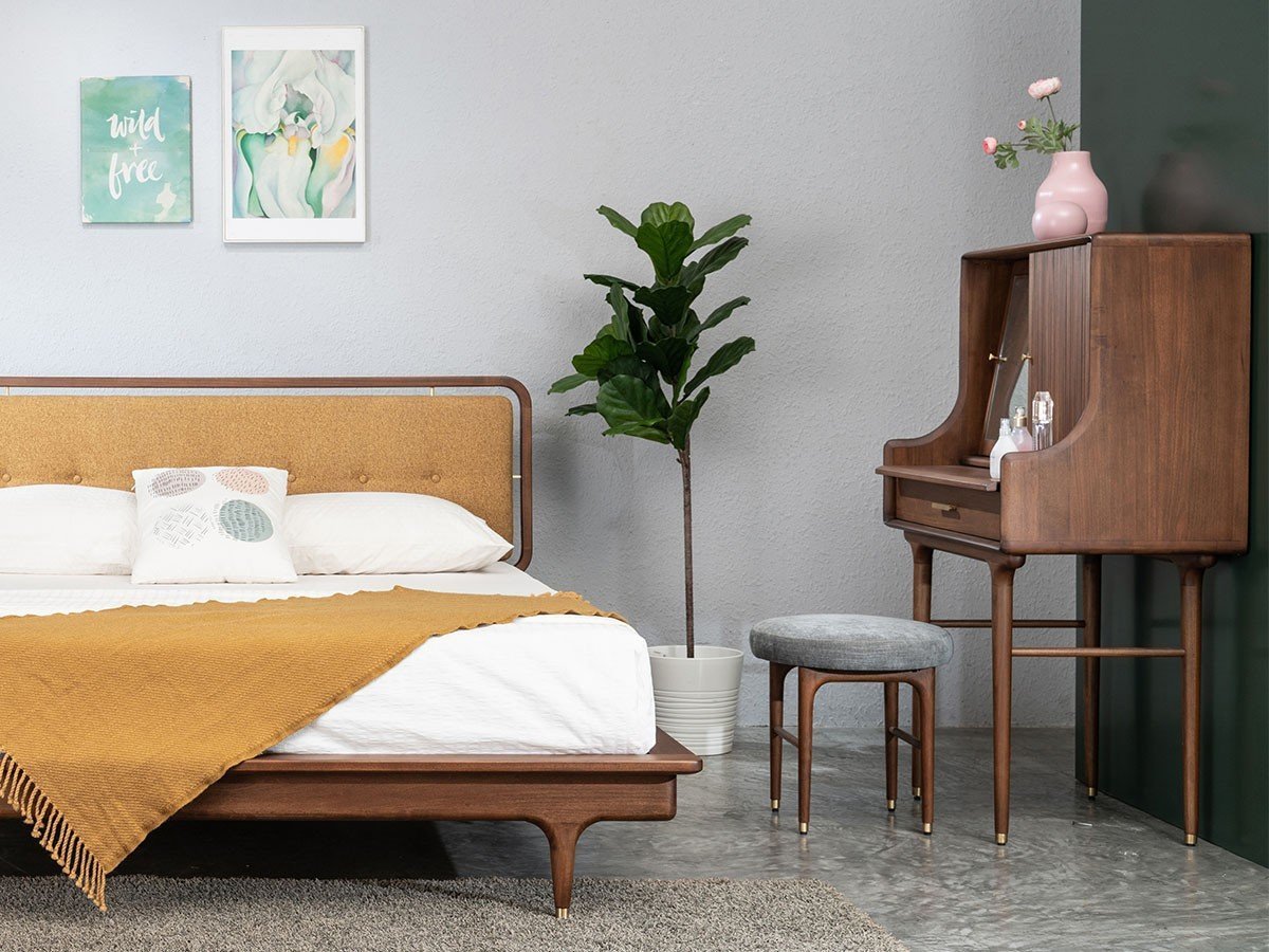 【サンダーデザイン/XANDER DESIGNS / GOODS】のJULIE ARCH DOUBLE BED FRAME / ジュリー アーチ ダブル ベッドフレーム 人気、トレンドファッション・服の通販 founy(ファニー) 　イエロー　Yellow　コレクション　Collection　ダブル　Double　ファブリック　Fabric　フレーム　Flame　モダン　Modern　ヴィンテージ　Vintage　ホーム・キャンプ・アウトドア・お取り寄せ　Home,Garden,Outdoor,Camping Gear　家具・インテリア　Furniture　ベッド　Bed　ダブルベッド　Double Bed　other-3|ID: prp329100002183513 ipo3291000000031508284